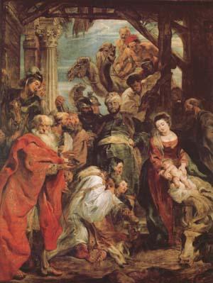 Peter Paul Rubens THe Adoration of The Magi (mk27) France oil painting art